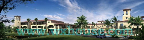 圣芭芭拉效果图 会展内透视