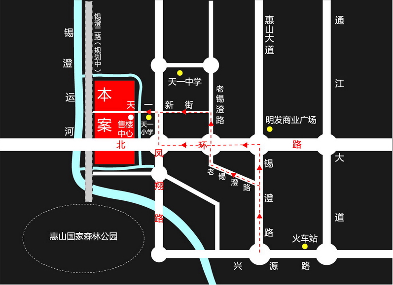 阳光100国际新城区位图      