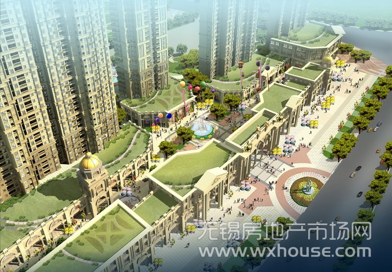 北区商业鸟瞰图      