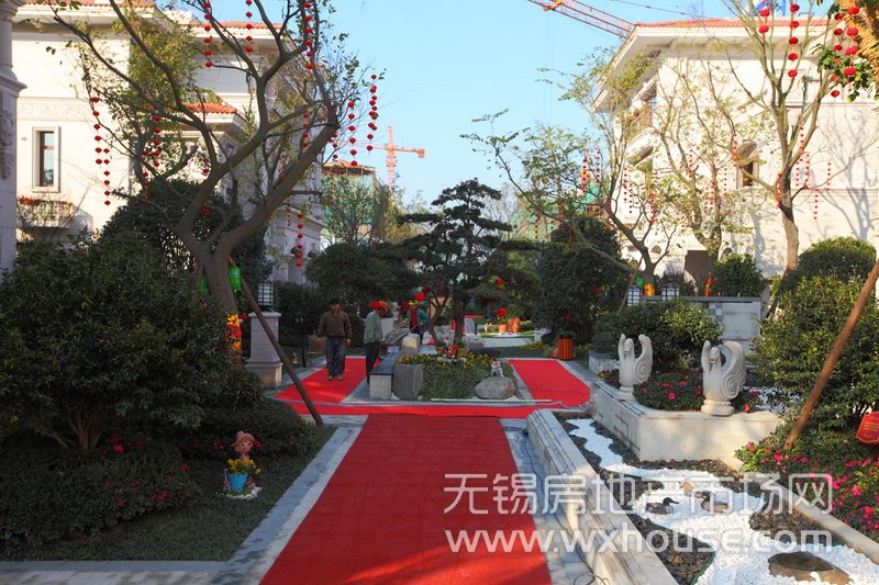 别墅区景观      