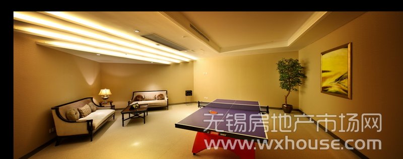 会所乒乓球室      