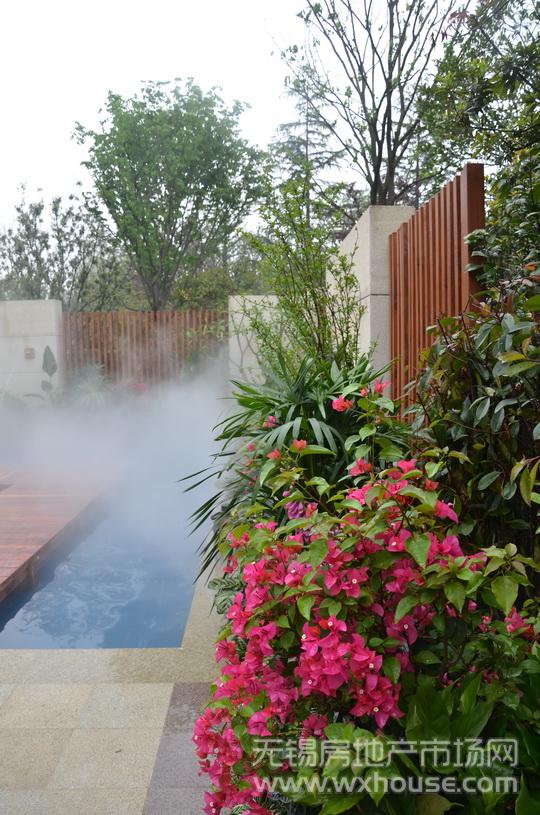 户型198平米样板房:室外花园