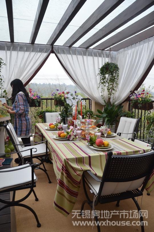 C户型111平米样板房:三层露台