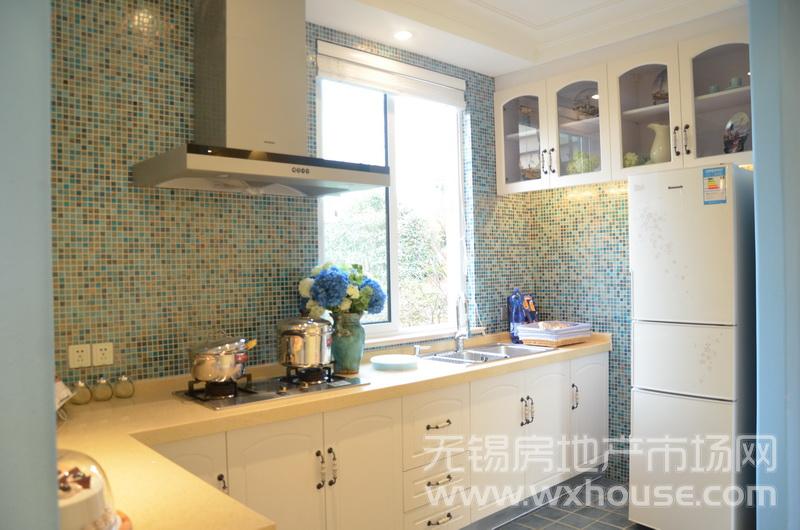 户型87平米样板房：厨房      