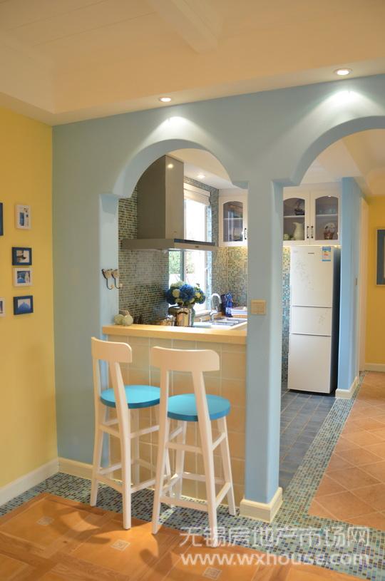 户型87平米样板房：厨房      