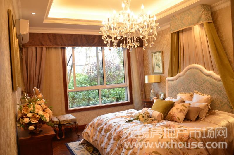 户型124平米样板房：卧室      