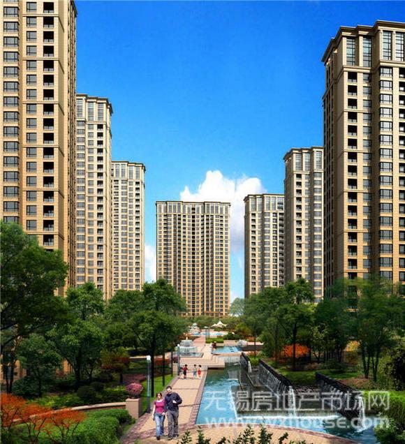 白金府邸室外效果图      