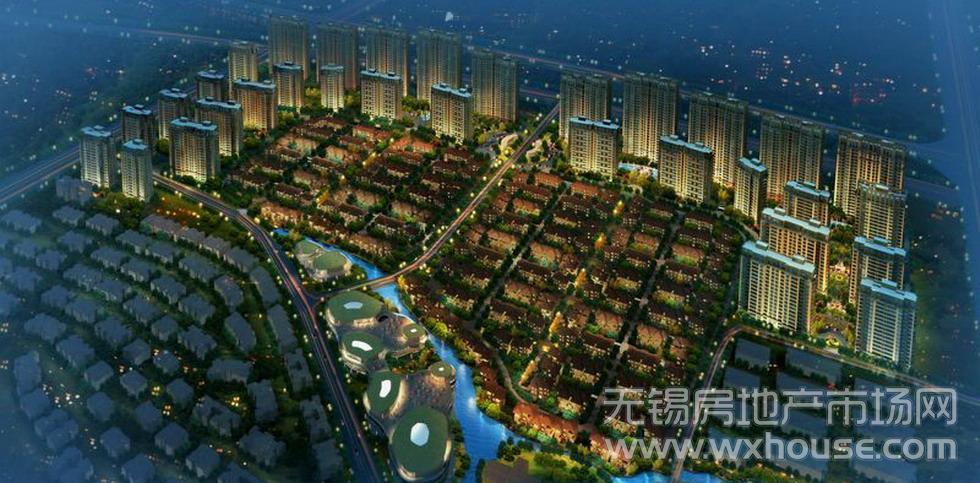 白金府邸户外效果图      