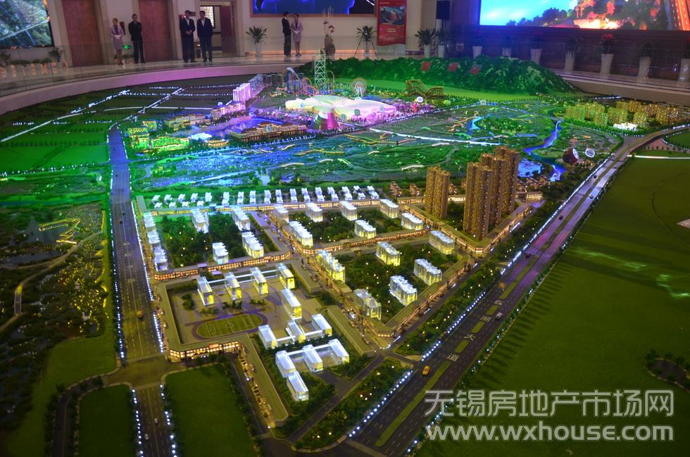 项目沙盘示意图      