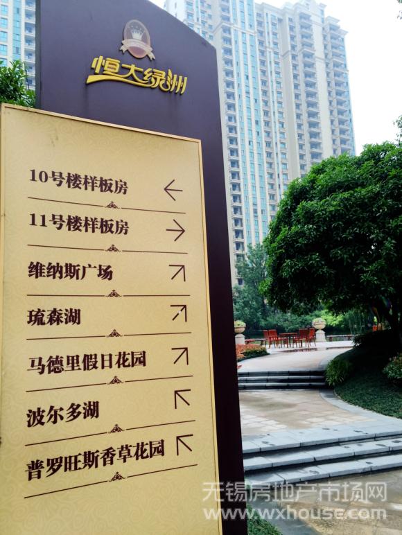 景观组团指示牌      