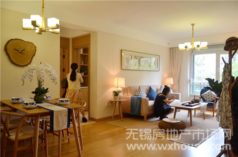 98㎡样板间客厅      
