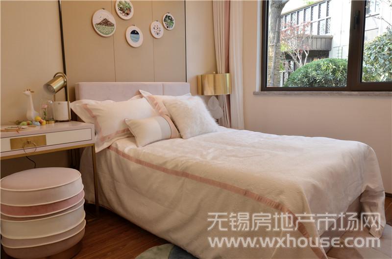 洋房122㎡樾熙户型样板间北向次卧      