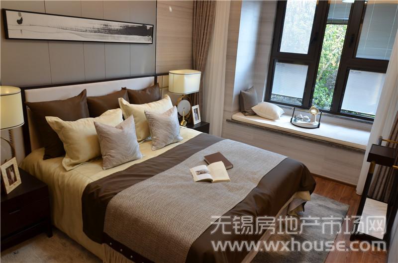 洋房122㎡樾熙户型样板间南向次卧      