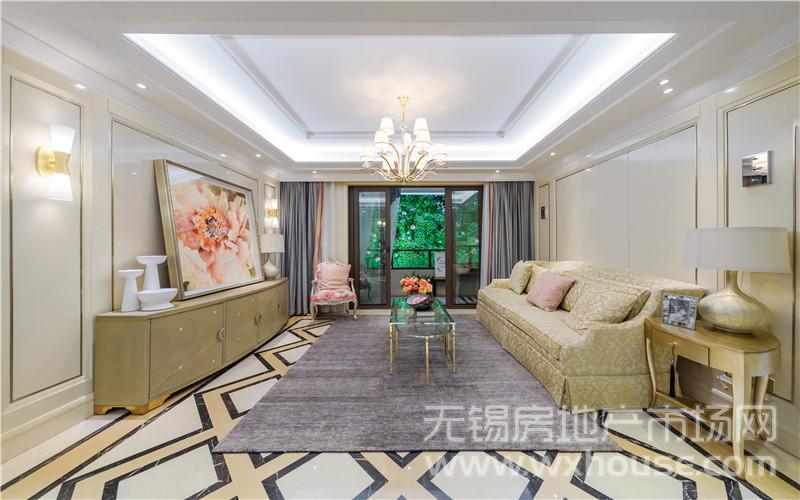 140㎡样板房客厅      