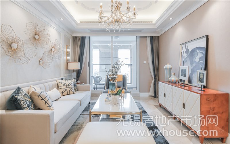 89㎡样板间客厅