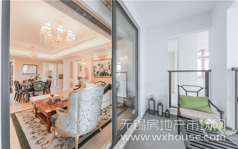 126㎡样板间阳台