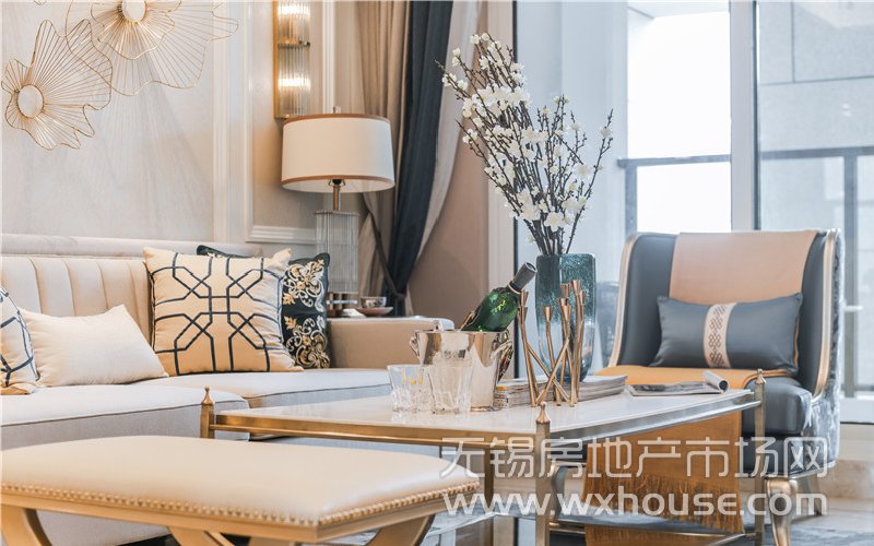 89㎡样板间客厅