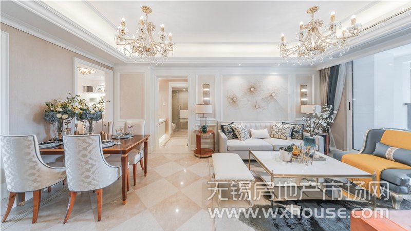 89㎡样板间餐客厅