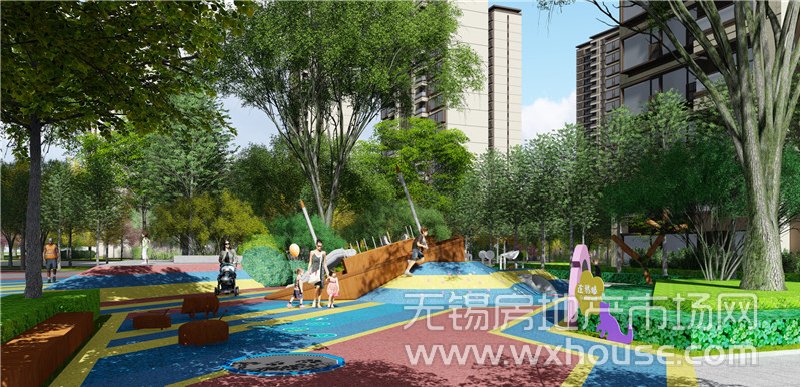 儿童活动乐园效果图