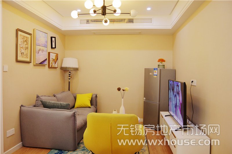 约74㎡A1户型样板房客厅