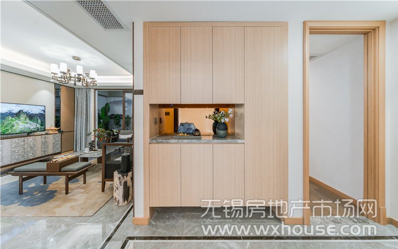 135㎡户型样板间玄关