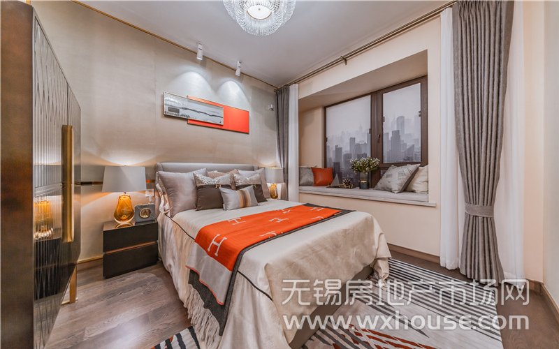 122㎡户型样板间次卧