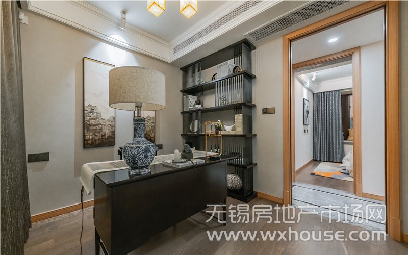 135㎡户型样板间书房