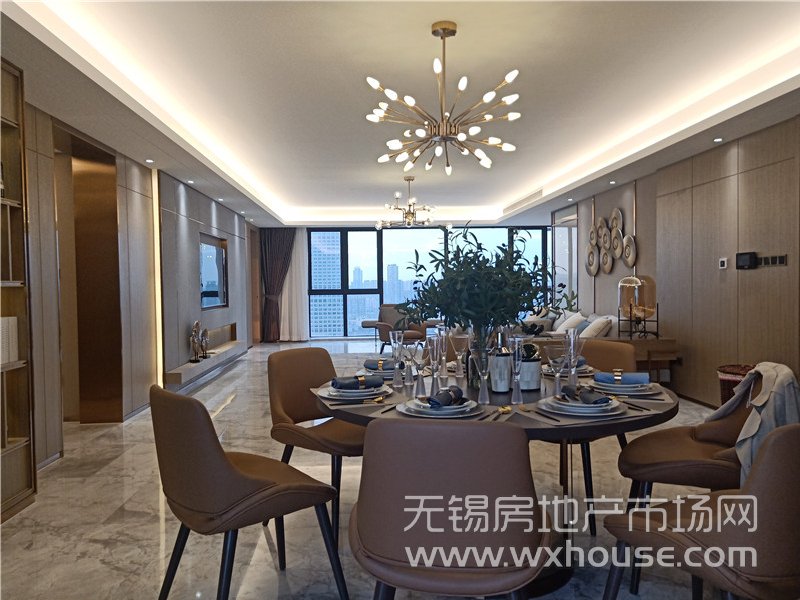 300㎡户型样板间餐客厅