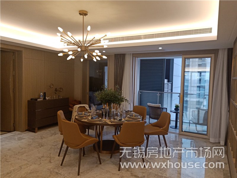 300㎡户型样板间餐厅