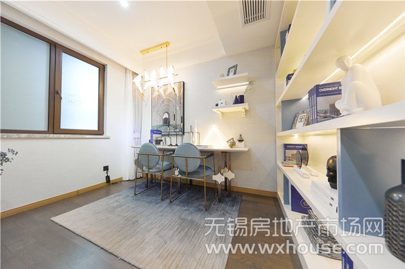 95㎡户型样板间书房