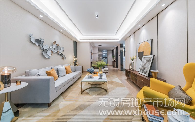 96㎡户型样板间客厅