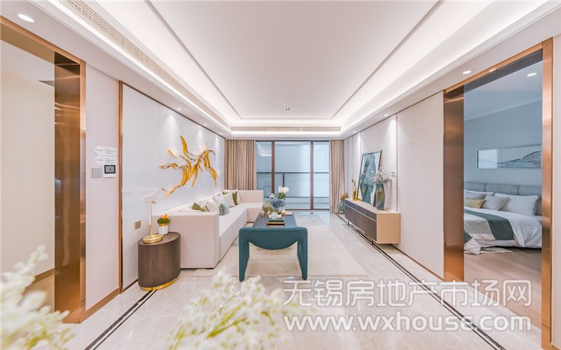 137㎡户型样板间客厅