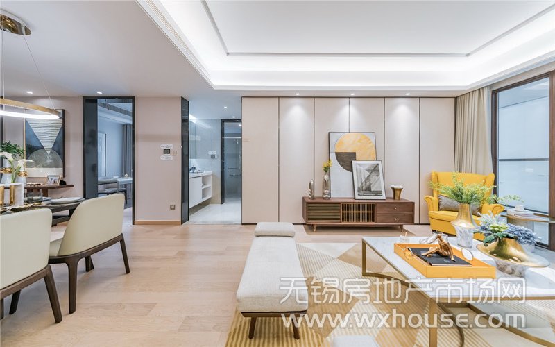 96㎡户型样板间客厅