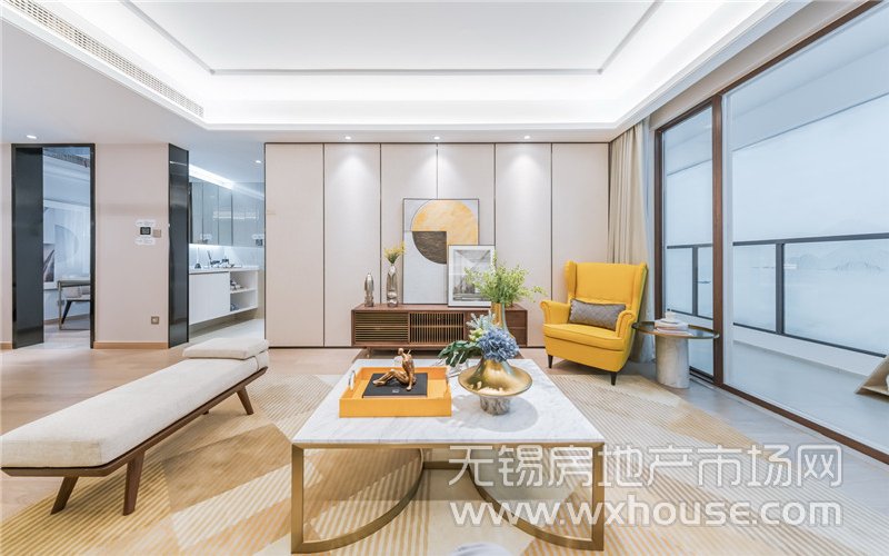 96㎡户型样板间客厅