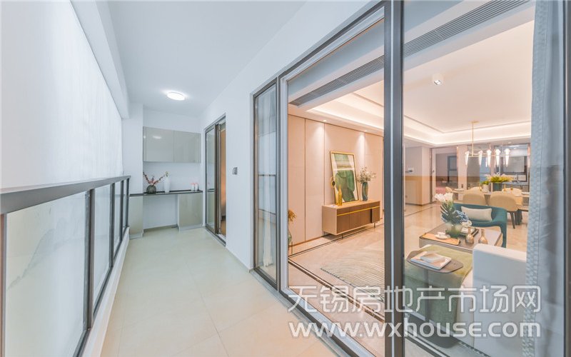 137㎡户型样板间阳台