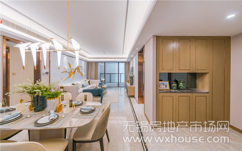 137㎡户型样板间餐客厅