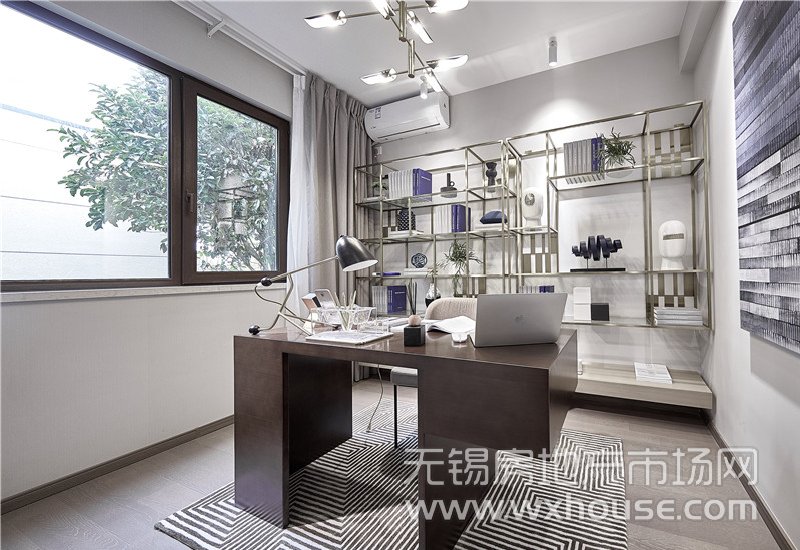 109㎡户型样板间书房