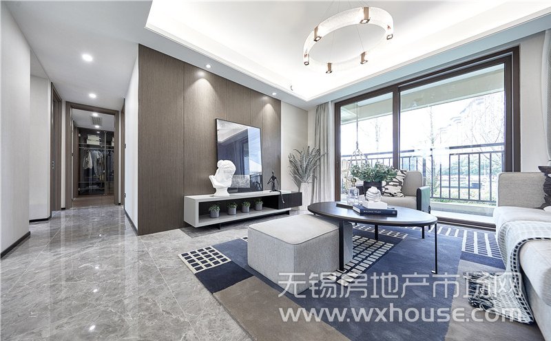 138㎡户型样板间客厅