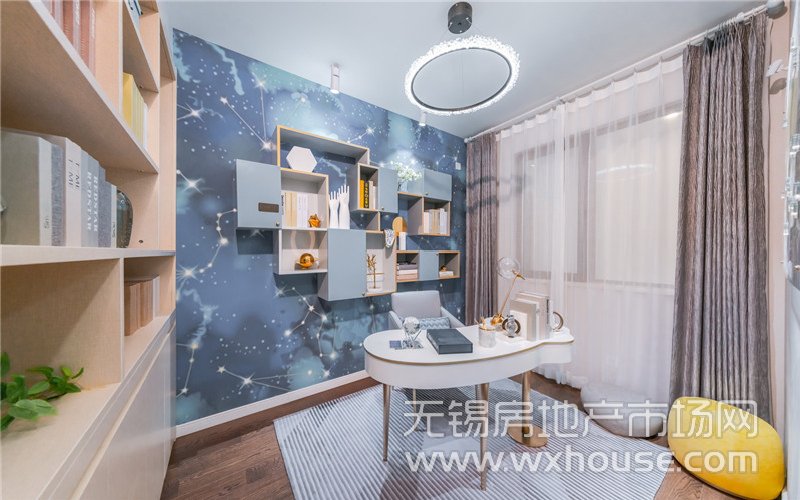 98㎡户型样板间书房