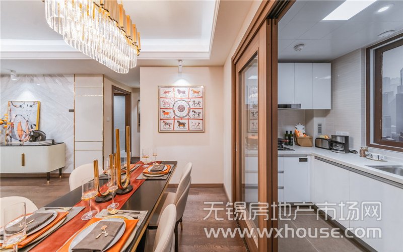 131㎡户型样板间餐厨