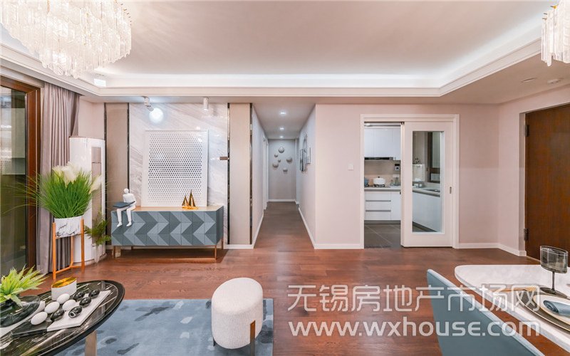 98㎡户型样板间客厅