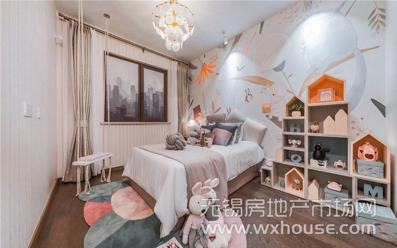 131㎡户型样板间儿童房