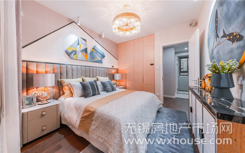 98㎡户型样板间卧室