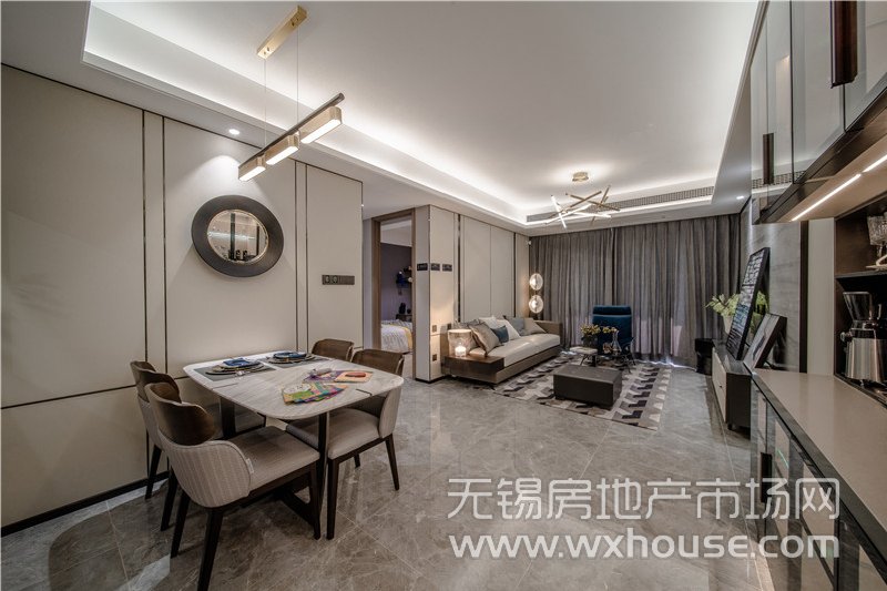 110㎡户型样板间餐客厅