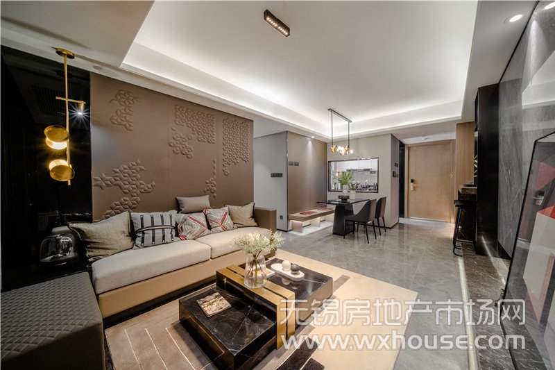 97㎡户型样板间客餐厅