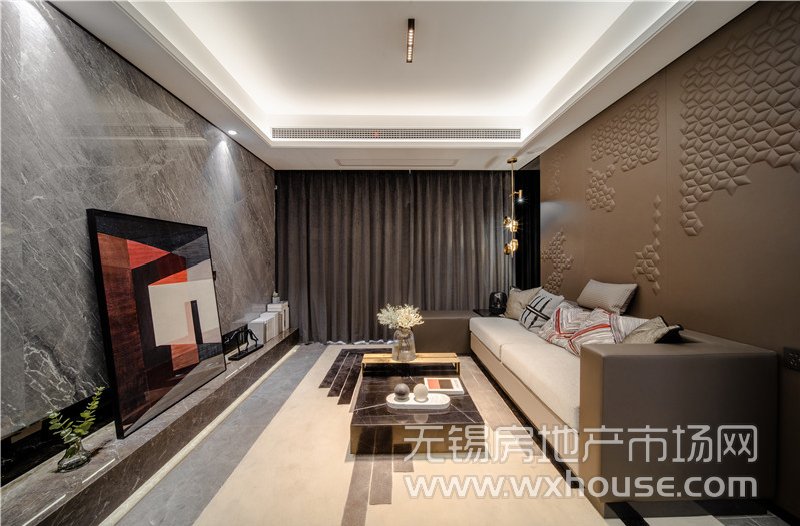 97㎡户型样板间客厅