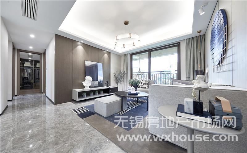 138㎡户型样板间客厅