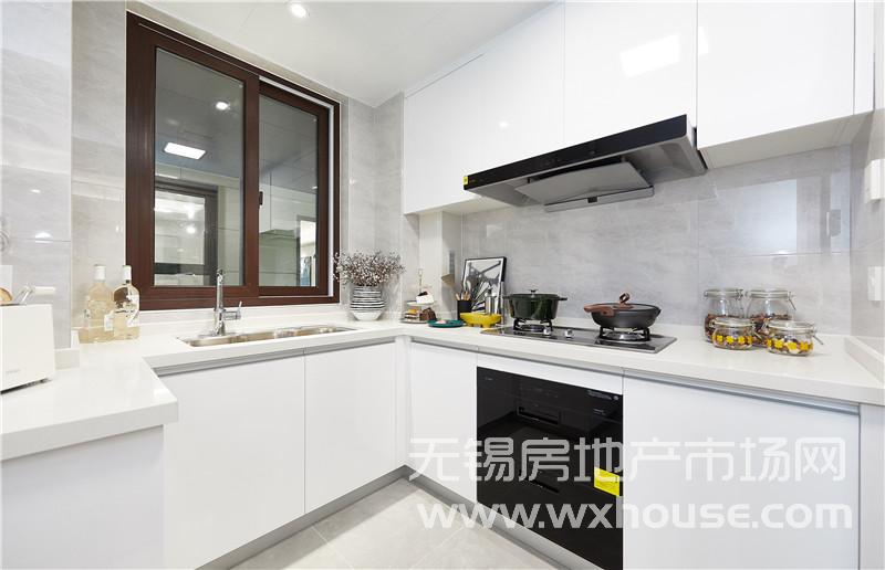 100㎡户型样板间厨房