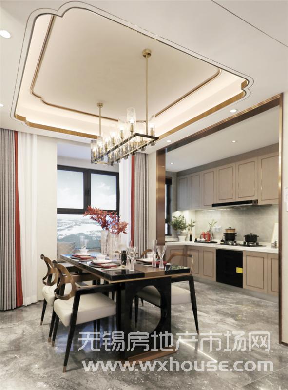 125㎡户型样板间餐厅