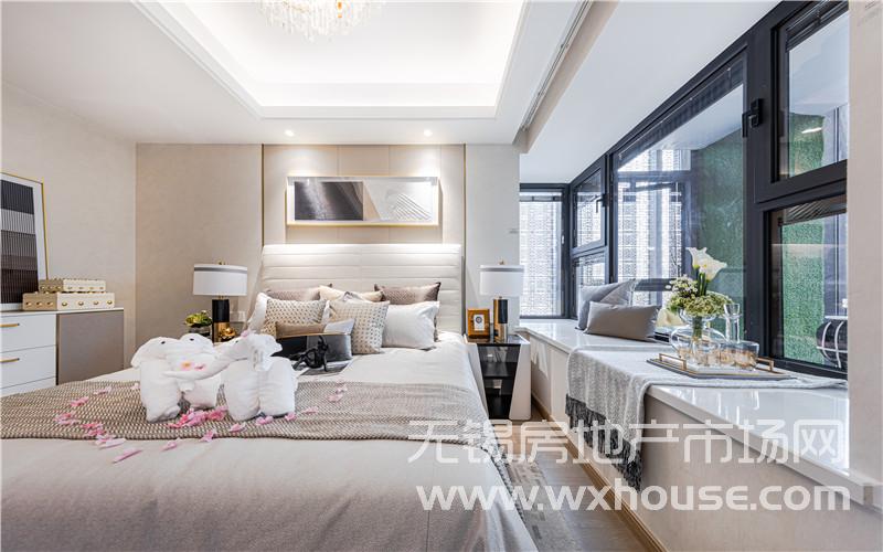 98㎡户型样板间卧室